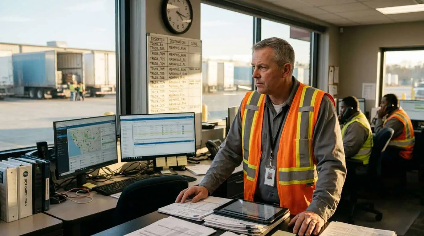 DER Safety manager working through DOT SAP regulations
